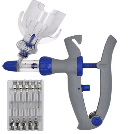 Jeringa veterinaria automática recargable